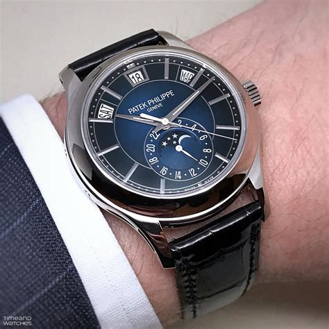 patek philippe annual calendar 5205g-013|patek philippe annual calendar moonphase.